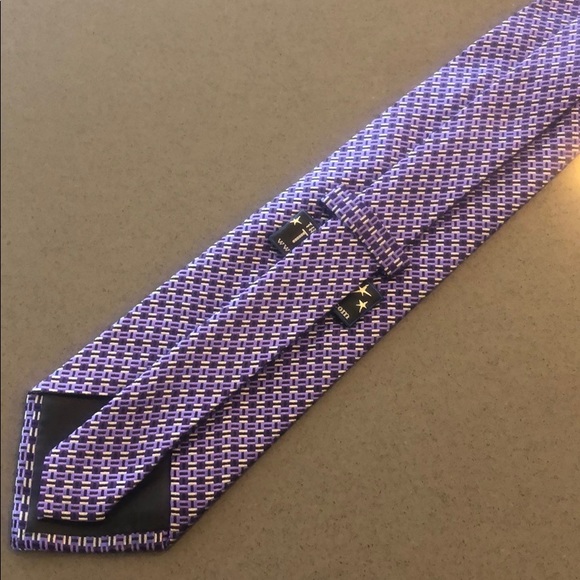 Tie Bar woven silk necktie - Picture 3 of 8